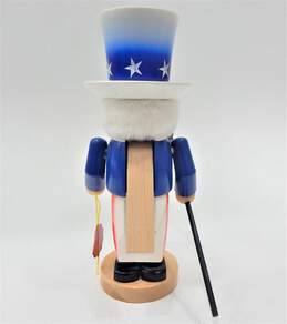 Steinbach Nutcracker Full Size Uncle Sam With Flag 12 Inches alternative image
