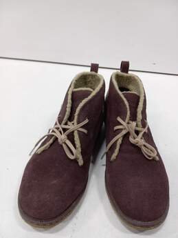 Timberland Purple Bootie Style Lace-up Boots Size 3