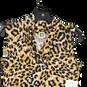 NWT Womens Brown Black Cheetah Print Sleeveless V Neck Blouse Top Size M image number 3