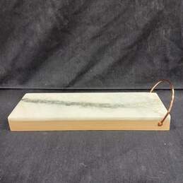 Wood w/Marble Base Cutting Board