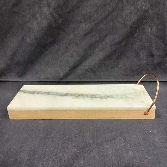 Wood w/Marble Base Cutting Board image number 1