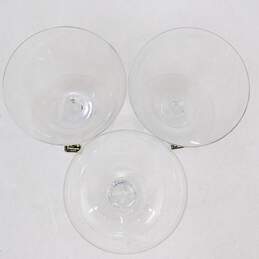 VTG Stonegate Germany Set of 3 Wooddale Clear Water Goblet Glasses alternative image