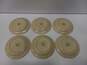 Bundle of 6 Mikasa Beige Ceramic Dinner Plates image number 2