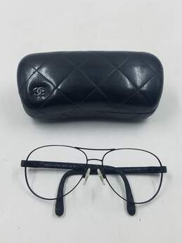 Chanel CC Black Aviator Eyeglasses