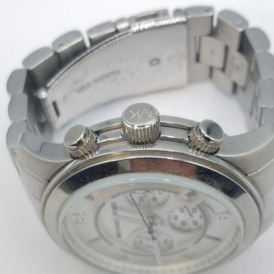 Michael Kors 47mm Case Classic Chronograph Men's Stainless Steel Quartz Watch image number 4