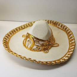 Mariachi Kids Hats Gold Ivory Set of 2 alternative image
