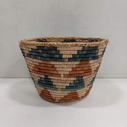 Handmade Colorful Woven Basket