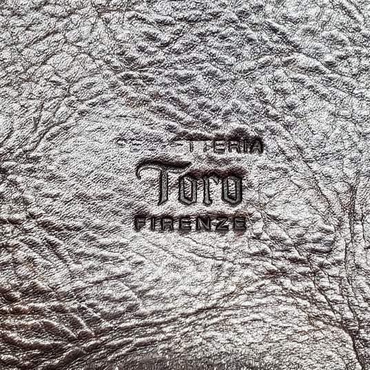 Toro Firenze Brown Leather Foldover Vintage Bag image number 4