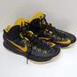 Nike Zoom Black Yellow Basketball Shoes image number 1