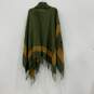 NWT By Anthropologie Womens Multicolor Knitted Shawl Cape Sweater One Size image number 2
