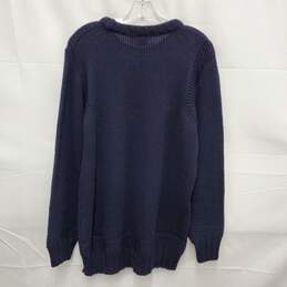 VTG Peregrine WM's Navy Blue Knit 100% Pure Wool Crewneck Sweater Size XXL alternative image