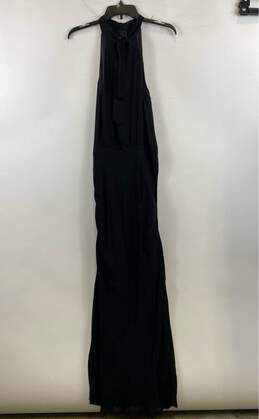 Nili Lotan Women Black Sheer Maxi Dress- Sz 6 NWT alternative image