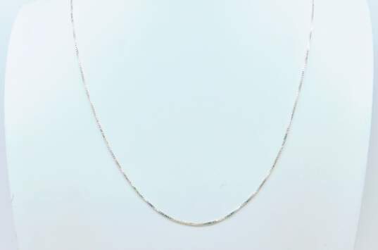 Romantic 900 & 925 Silver Fleur de Lis Pendant Necklace & Scrolled Bracelet 51.0g image number 2