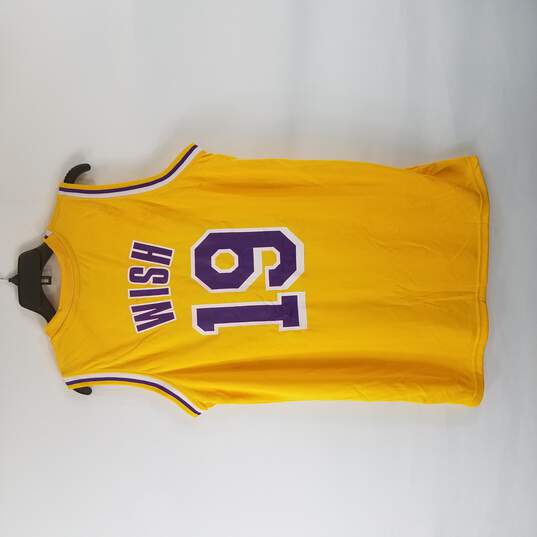 Lacoste Men Yellow Purple Wish 19 Jersey XL image number 2