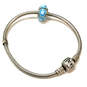 Designer Pandora Sterling Silver 925 ALE Fine Snake Chain Charm Bracelet image number 2