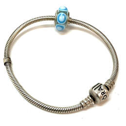 Designer Pandora Sterling Silver 925 ALE Fine Snake Chain Charm Bracelet alternative image