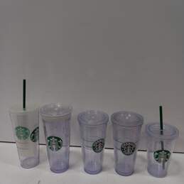 17pc Bundle of Assorted Starbucks Tumblers and Cups alternative image