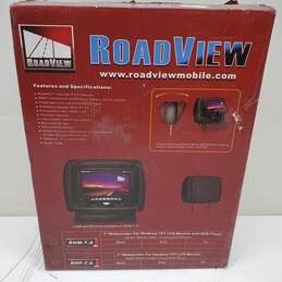 Road View 7 in. Widescreen Car Headrest LCD Monitor w/ DVD Player