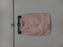 White House Black Market Women's Pink Skirt Size 4 alternative image