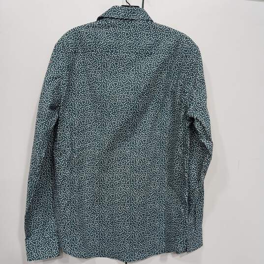 Men’s Michael Kors Button-Up Long Sleeve Slim Fit Shirt Sz S image number 2