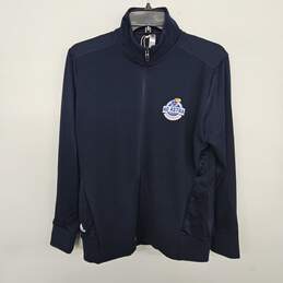 Adidas Navy Kansas Athletics Jacket