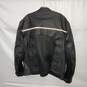 Unbranded Black Full Zip Leather Jacket W/Padding Size L image number 2