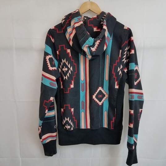 Champion reverse weave aztec print hoodie men's small image number 3