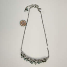 Designer Brighton Silver-Tone Multicolor Beaded Chain Statement Necklace alternative image