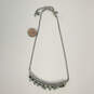 Designer Brighton Silver-Tone Multicolor Beaded Chain Statement Necklace image number 2