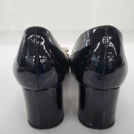 Kate Spade Women's Black Jeweled Pump Heels Size 5B image number 4