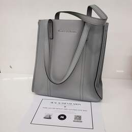 Marc Jacobs Repeat Grey Leather Tote Bag