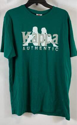 Kappa Unisex Green Graphic T-Shirt- XL NWT