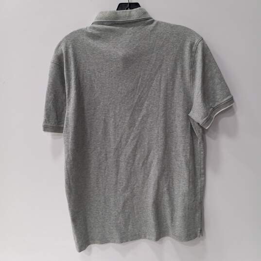 Men's Gray Michael Kors Polo Shirt Size M image number 2