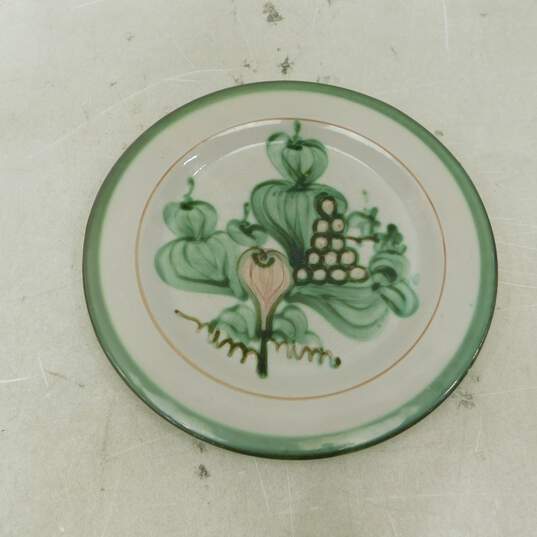 4 John B. Taylor Louisville Harvest Pear Grape Dinner Plates Stoneware Pottery image number 4