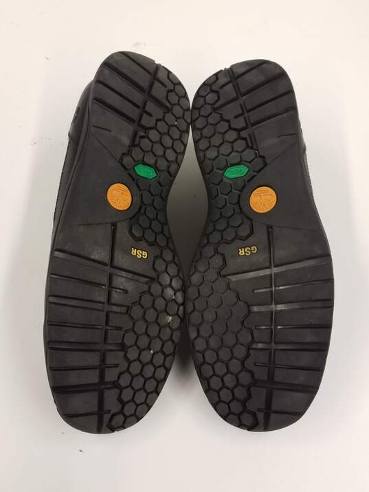Timberland Black Leather Slip On Shoes Men's Size 8 image number 6