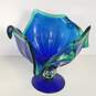 Murano Art Glass 11 inch high / Hand Blown Vase Sculpture image number 3