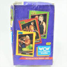 Sealed VTG 1991 Impel WCW World Championship Wrestling Trading Cards Box
