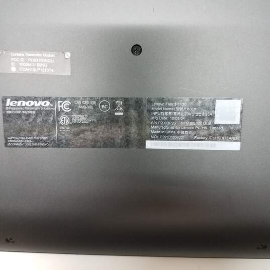 Lenovo Flex 3-1130 11in Laptop Intel Celeron N3060 CPU 2GB RAM & SSD image number 8