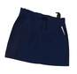 NWT Womens Indigo Blue Pockets Elastic Waist Athletic Skort Size 12 image number 1
