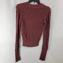 Free People Women Burgundy Sweater XS alternative image