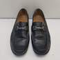 BALLY Italy Black Leather Buckle Loafers Shoes Men's Size 8 D image number 1
