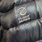 The North Face Sz M Black Puffer Jacket 900 Flight Series S image number 4