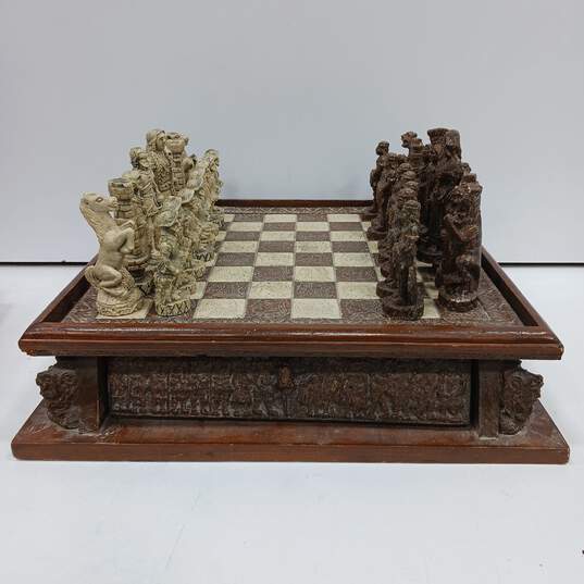 Handmade Chess Board and Pieces image number 2