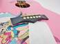 Peavey Brand Pink 3/4 Size Acoustic Guitar w/ DC Comics Design (Parts and Repair) image number 7