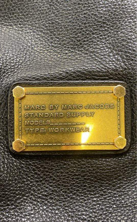 Marc by Marc Jacobs Pebble Leather Classic Q Francesca Satchel Black image number 6