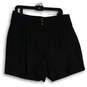 NWT Womens Black Pleated Slash Pocket Mid-Rise Sailor Shorts Size 14 image number 1