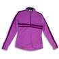 Fila Womens Purple 1/4 Zip Mock Neck Activewear Pullover Jacket Size S image number 1