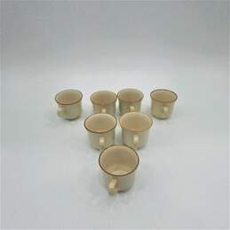 VNTG 8 Baroque Hearthside Stoneware Japan Cups alternative image