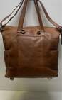 Platania Leather Convertible Backpack Tote Tan image number 2