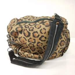 Alexander Wang Leopard Print Leather Convertible Shoulder Bag alternative image
